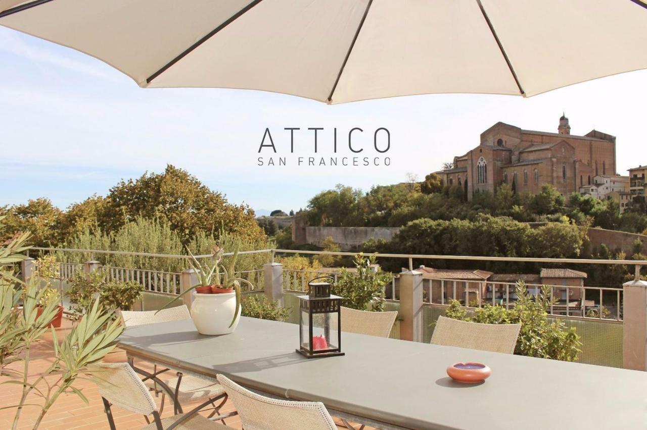 Апартаменты Attico San Francesco Сиена Экстерьер фото